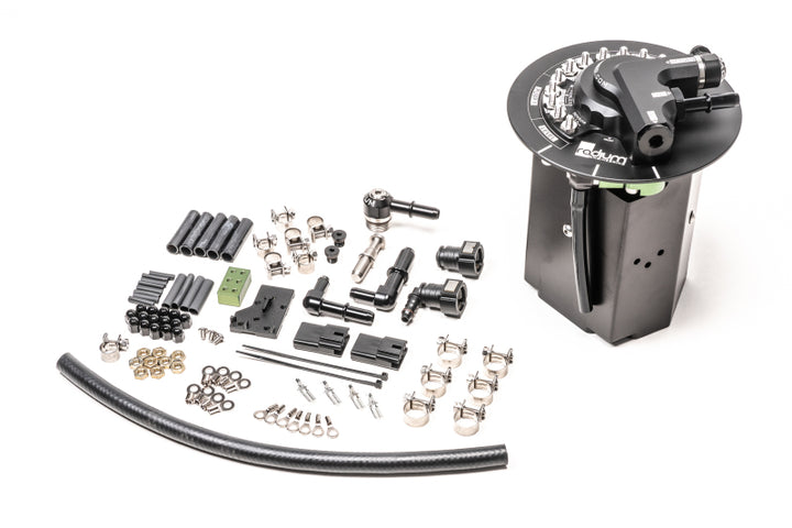 Radium Engineering 08-14 Cadillac CTS/CTS-V Fuel Hanger AEM 50-1220 DW440 (Pumps Not Included) - Bull Strap