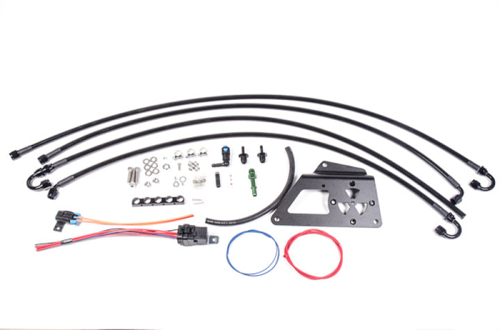 Radium Engineering 08+ Mitsubishi Evo X Fuel Surge Tank Kit (FST Not Incl) - Bull Strap