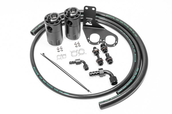 Radium Engineering 10-22 Lotus Evora Catch Can Kit - Fluid Lock - Bull Strap