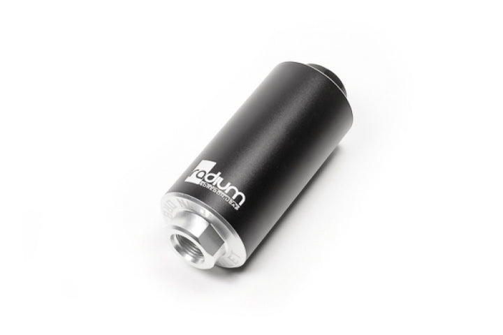 Radium Engineering 10 Micron Stainless Check Valve Fuel Filter - Bull Strap