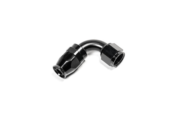 Radium Engineering 10AN Hose End 90 Degree PTFE -  BLACK - Bull Strap