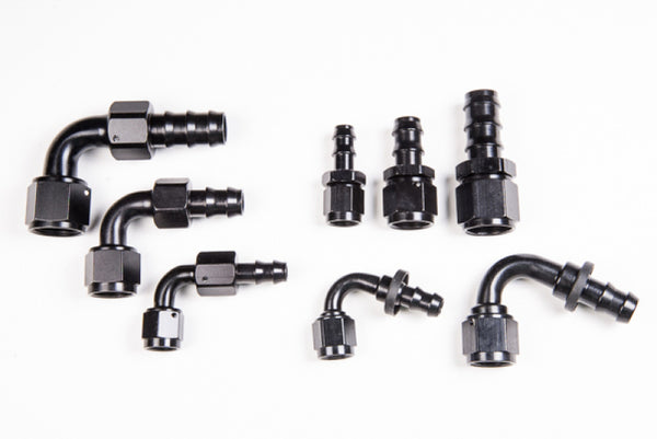 Radium Engineering 10AN Straight Pushlok Hose End - Bull Strap