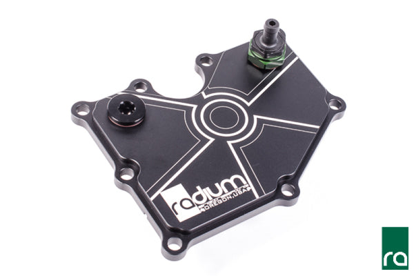 Radium Engineering 13-Up Focus ST / 16-18 RS / 15-Up Mustang Eco PCV Baffle Plate OEM Configuration - Bull Strap