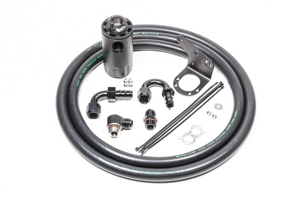 Radium Engineering 15-20  Ford F150 and Raptor EcoBoost PCV Catch Can Kit -  Fluid Lock - Bull Strap
