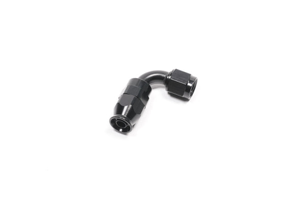 Radium Engineering -6AN 90 Degree PTFE Hose End - Black - Bull Strap