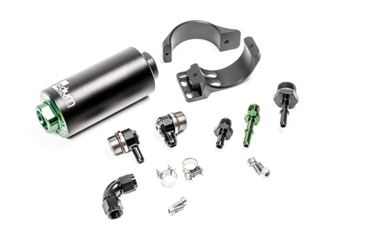 Radium Engineering 89-05 Mazda MX-5 Fuel Filter Kit 10 Micron Stainless Filter - Bull Strap
