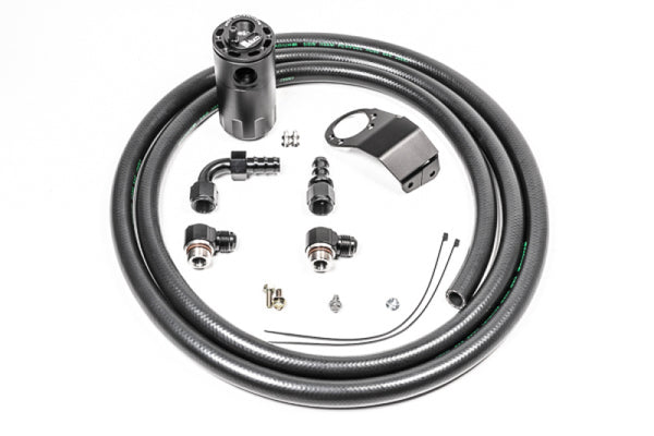 Radium Engineering 89-94 Nissan S13 CCV Catch Can Kit - Fluid Lock - Bull Strap