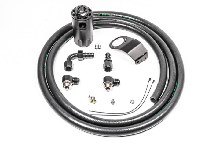 Radium Engineering 89-94 Nissan S13 CCV Catch Can Kit - Fluid Lock - Bull Strap