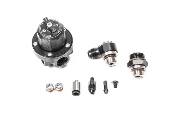 Radium Engineering 8AN ORB Direct Mount Regulator-Rotating Assembly (DMR-RA) - Black - Bull Strap