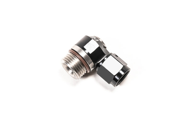 Radium Engineering 8AN ORB Swivel Banjo to 6AN Female - Bull Strap