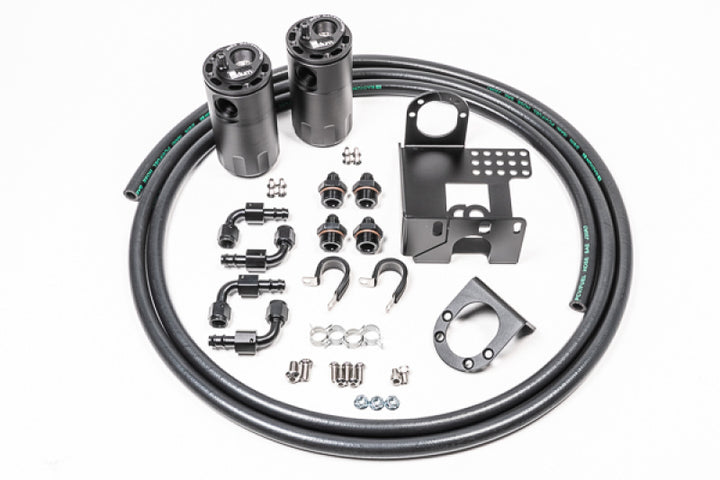 Radium Engineering 90-05 Mazda MX-5 Dual Catch Can Kit Fluid Lock - Bull Strap