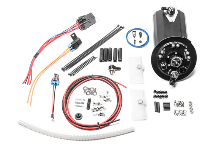 Radium Engineering BMW E9x 3-Series (N54/N55) Fuel Surge Tank Regulated (Pump Not Included) - Bull Strap