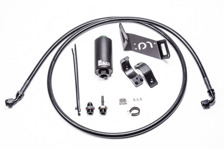 Radium Engineering BMW E9x Fuel Hanger Feed w. Stainless Filter - Bull Strap