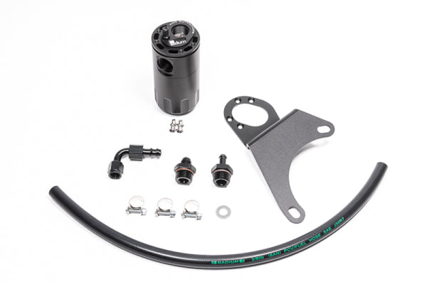 Radium Engineering Catch Can Kit PCV RH EVO 8-9 Fluid Lock - Bull Strap