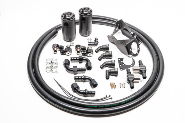 Radium Engineering Dual Catch Can Kit Nissan R32 Skyline GT-R Fluid Lock - Bull Strap