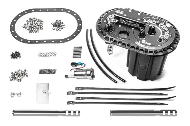 Radium Engineering FCST-X 2 Surge Tank Pumps And 1 Lift Pump Included (Walbro F90000274) - Bull Strap