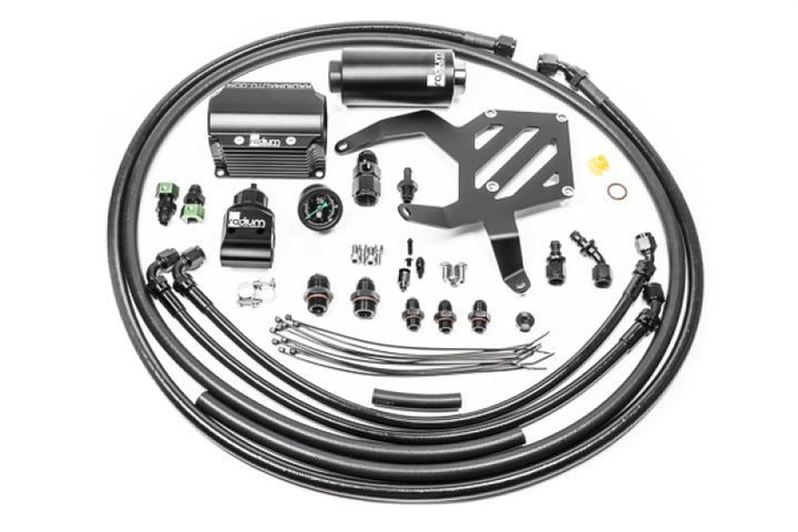 Radium Engineering FR-S/BRZ/GT86/GR86 Fuel Hanger Plumbing Kit w/ Stainless Filter - Bull Strap