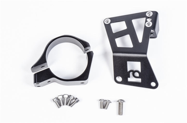 Radium Engineering Fuel Filter Mount and Filter Clamp EVO X - Bull Strap