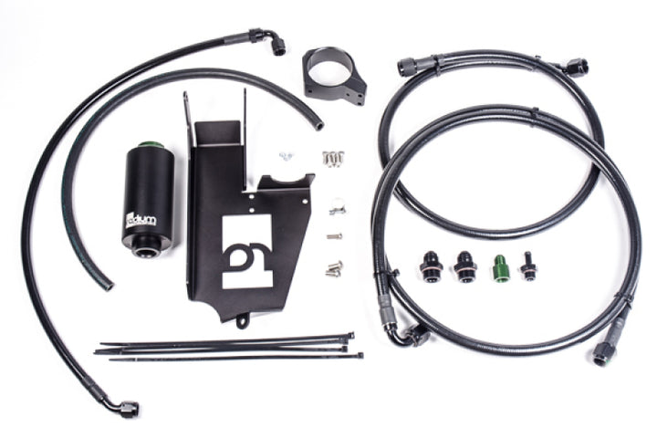 Radium Engineering Fuel Hanger Plumbing Kit EVO 7/8/9 Microglass Filter - Bull Strap
