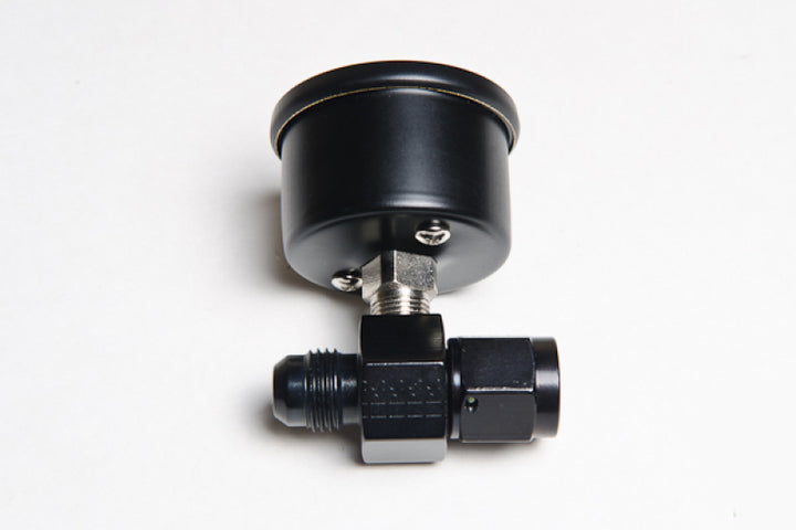Radium Engineering Fuel Pressure Gauge w/ 6AN Inline Adapter - Bull Strap