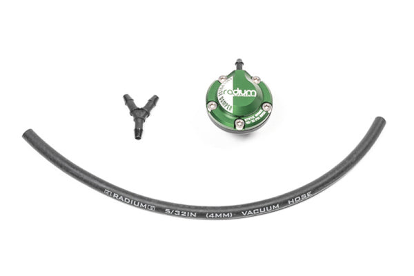 Radium Engineering Fuel Pulse Damper - R 8AN ORB - Swivel - Bull Strap