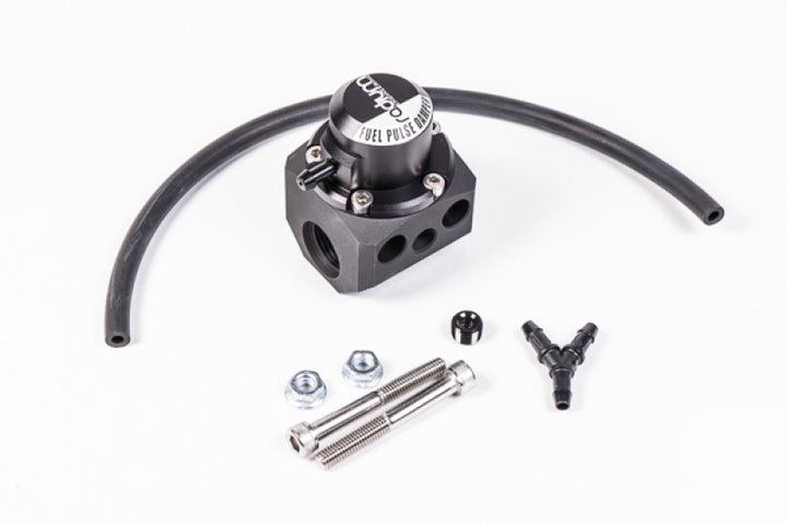 Radium Engineering Fuel Rail In Line Extra Range Pulse Damper 8AN - Bull Strap
