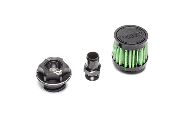 Radium Engineering GM LS Baffled Oil Cap - Bull Strap