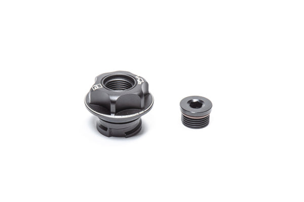 Radium Engineering GM LS Oil Cap - Bull Strap
