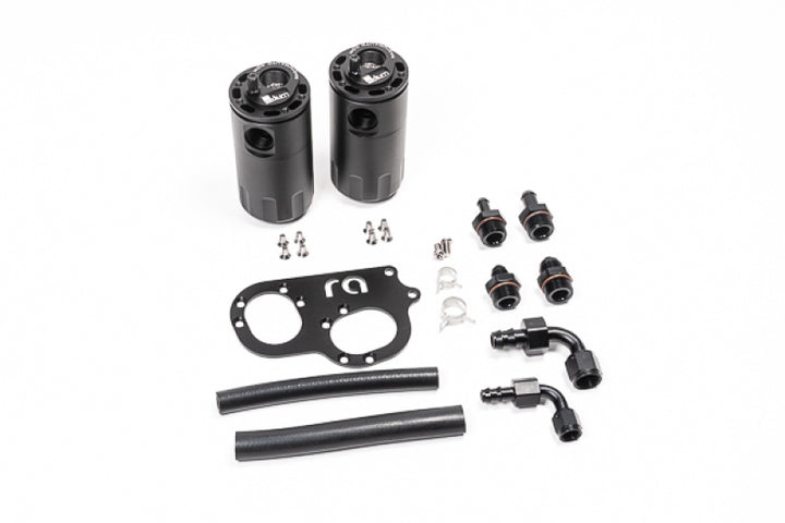 Radium Engineering Lotus Elise/Exige (2ZZ-GE) Dual Catch Can Kit Fluid Lock - Bull Strap