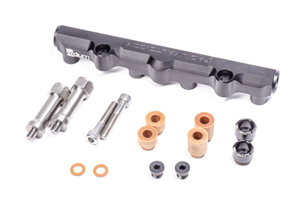 Radium Engineering Mazda 13B-Rew Secondary Top Feed Conversion Fuel Rail - Bull Strap
