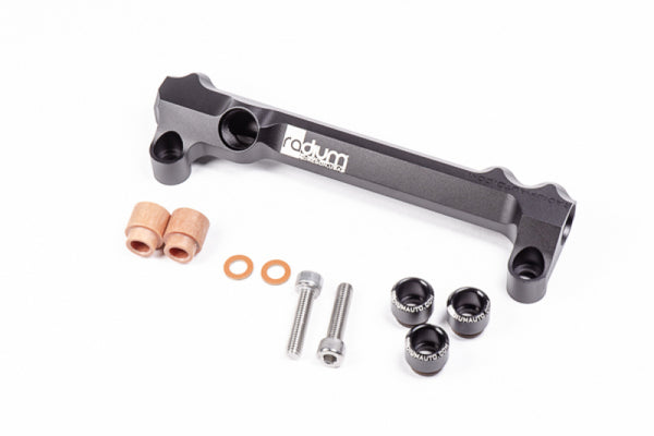 Radium Engineering Mazda 20B-REW Primary Top Feed Conversion Fuel Rail - Bull Strap