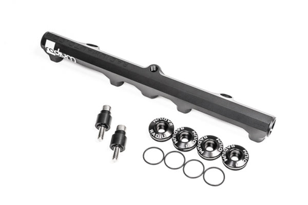 Radium Engineering Nissan KA24DE Top Feed Conversion Fuel Rail - Bull Strap