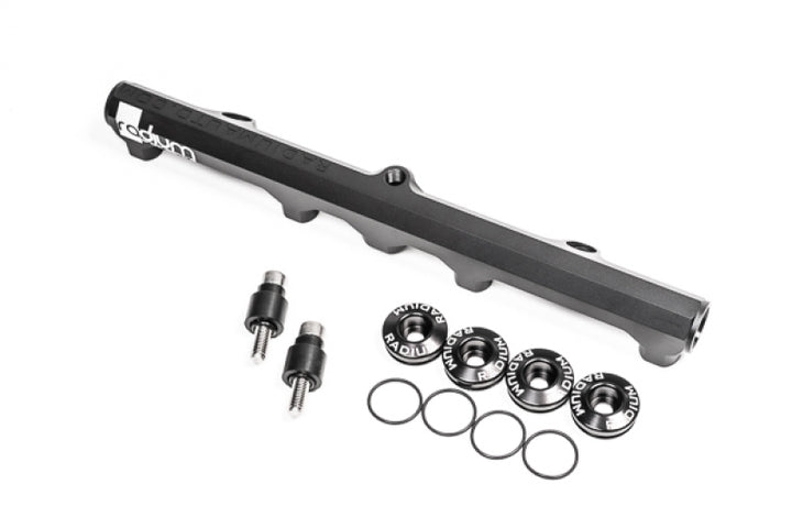 Radium Engineering Nissan KA24DE Top Feed Conversion Fuel Rail - Bull Strap