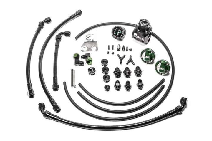 Radium Engineering Nissan R35 GT-R VR38DETT Fuel Rail Plumbing Kit - Bull Strap
