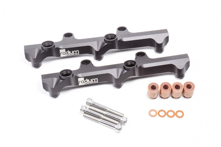 Radium Engineering Nissan R35 GTR Fuel Rail Kit - Bull Strap
