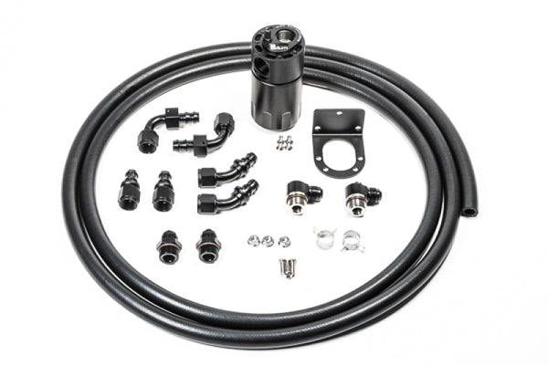 Radium Engineering Single Catch Can 8AN Kit Fluid Lock - Bull Strap