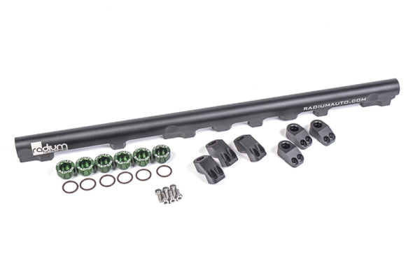 Radium Engineering Toyota 1JZ-GTE non-VVTi Engine Top Feed Fuel Rail - Bull Strap