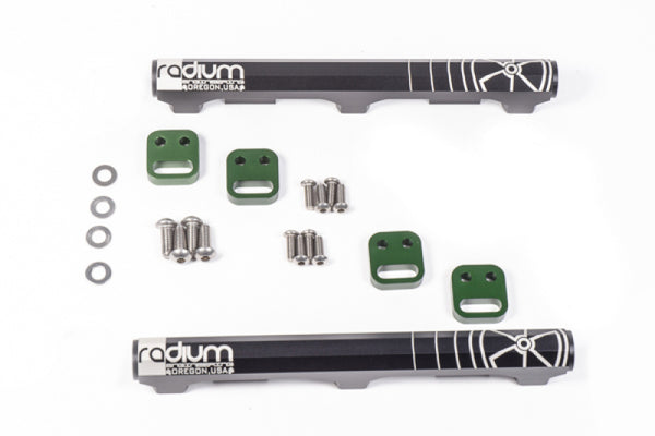 Radium Engineering Toyota 2GR-FE Fuel Rail Kit - Bull Strap