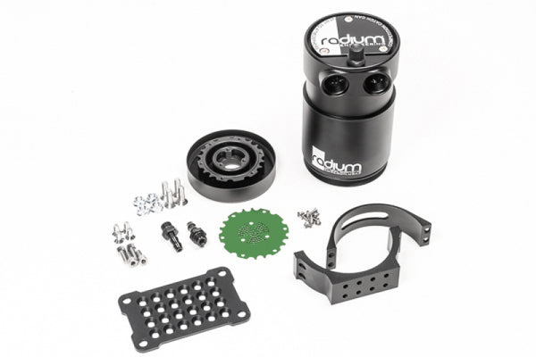 Radium Engineering Universal Air Oil Separator (AOS-R) - Bull Strap