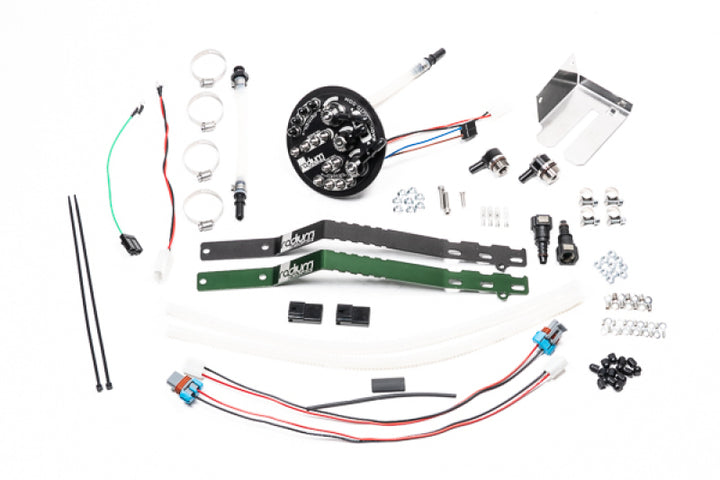 Radium Nissan S14/S15/R33/R34 Fuel Hanger For F90000267/274/285 Or E5LM - Pumps Not Included - Bull Strap