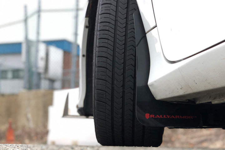 Rally Armor 16-21 Honda Civic Si Black UR Mud Flap w/Dark Grey Logo - Bull Strap