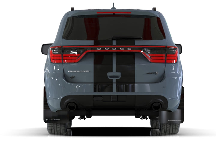 Rally Armor 16-25 Dodge Durango GT/Hellcat/RT/SRT 392/SXT Black UR Mud Flap Red Logo - Bull Strap