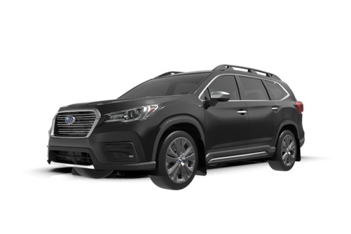 Rally Armor 18-25 Subaru Ascent Black UR Mud Flap w/Grey Logo - Bull Strap