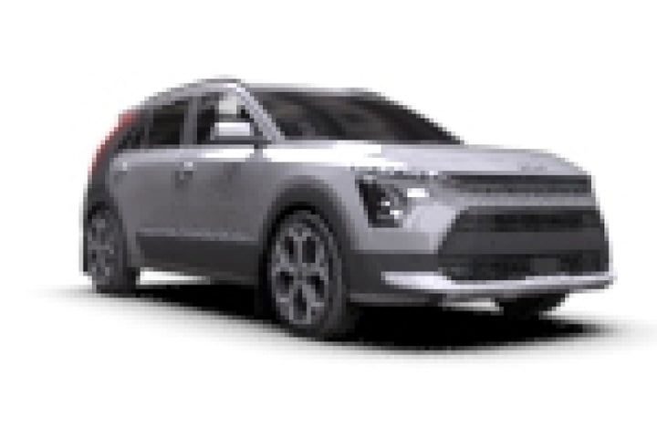 Rally Armor 23-25 Kia Niro SG2 Black UR Mud Flap Dark Grey Logo - Bull Strap