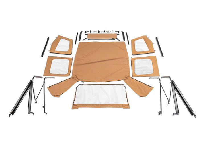 Rampage 1976-1983 Jeep CJ5 Complete Top - Spice Denim - Bull Strap