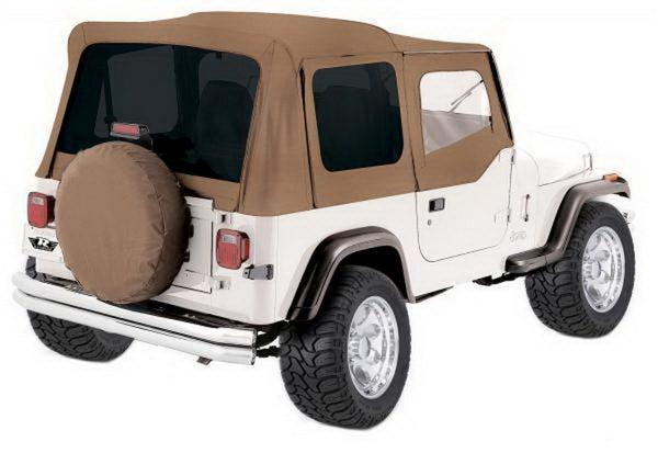 Rampage 1976-1983 Jeep CJ5 Complete Top - Spice Denim - Bull Strap