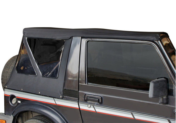 Rampage 1986-1994 Suzuki Samurai Soft Top OEM Replacement - Black Diamond - Bull Strap