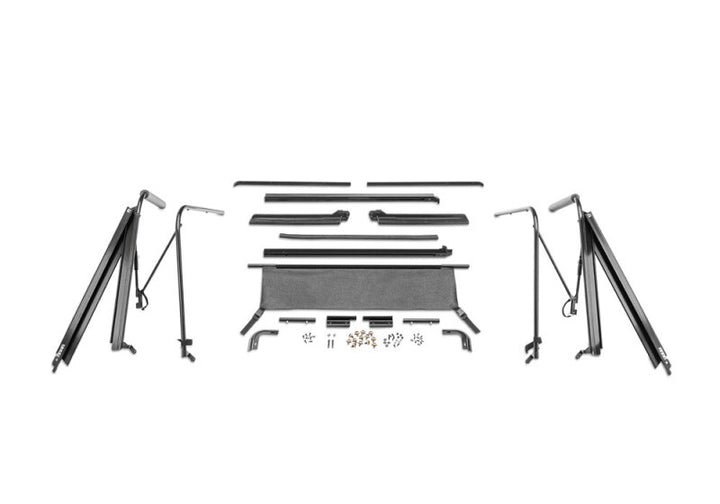 Rampage 1987-1995 Jeep Wrangler(YJ) Soft Top Hardware - Black - Bull Strap