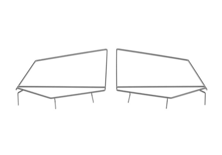 Rampage 1987-1995 Jeep Wrangler(YJ) Window Frame Only - Black - Bull Strap