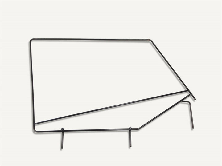 Rampage 1987-1995 Jeep Wrangler(YJ) Window Frame Only - Black - Bull Strap